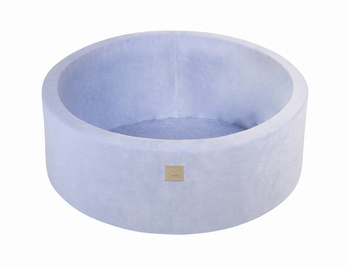Basen okrągły velvet 30cm baby blue