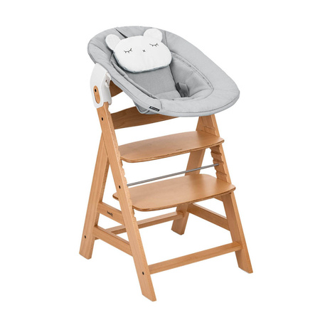 hauck zestaw krzesełko z leżaczkiem Alpha Premium Nature Grey