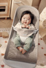 BABYBJORN - leżaczek BALANCE SOFT MESH - Szary Beż/Biały