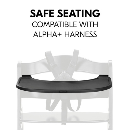 hauck tacka Alpha Click Tray Black