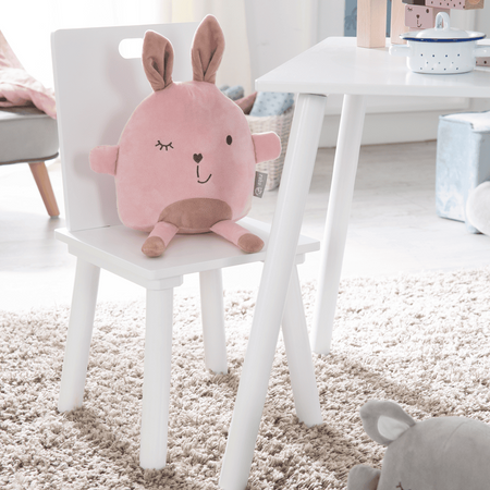 roba zestaw dla dzieci stolik+ dwa krzesła biały