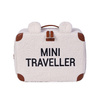 Childhome Walizka dziecięca Mini Traveller Teddy bear White