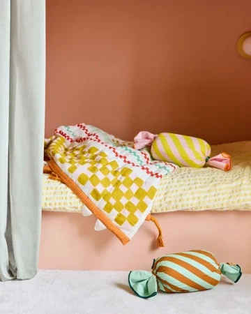 Kid's Concept - Poduszka cukierek - zielona - PIPPI