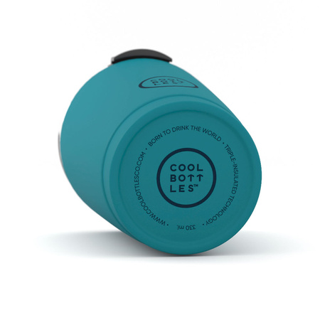 Cool Bottles Kubek termiczny 330 ml Vivid Turquoise