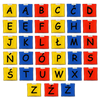 Woreczki gimnastyczne Akson Kolorowy Alfabet ZESTAW LITEREK 3 KOLORY