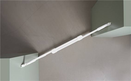 Baby Dan - Bramka ochronna Flexi Fit, metalowa, biała