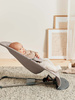 BABYBJORN - leżaczek BLISS Woven, Piaskowoszary + Zabawka