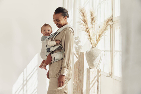 BABYBJORN - nosidełko Harmony 3D Mesh, Kremowy