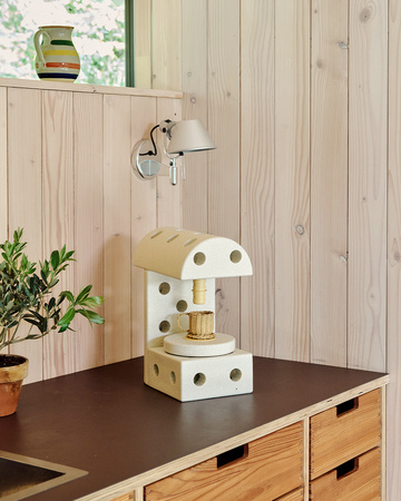 MODU Dreamer set – Kreatywne klocki rozwijające motorykę dużą, Sand Grey / Honey Yellow