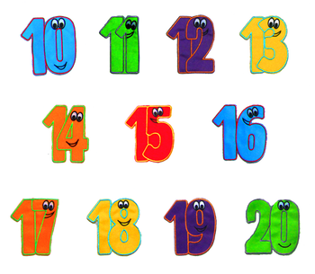 Zestaw edukacyjny Liczby 11 szt. AKSON