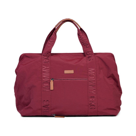 Childhome Torba Mommy Bag Signature Urban Burgundy