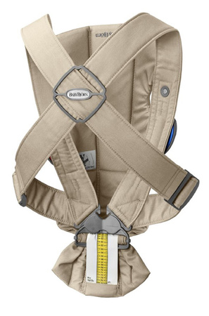 BABYBJORN MINI Woven – nosidełko, beżowe