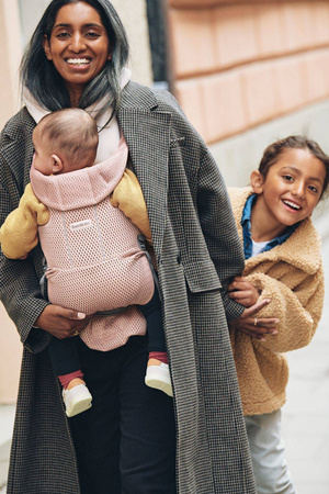 BABYBJORN MOVE 3D Mesh - nosidełko, Zgaszony Róż