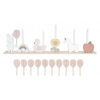 Pociąg królik dekoracja urodzinowa, Jabadabado