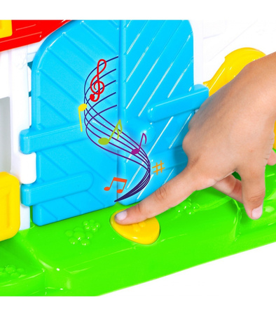 Molto klocki farma 30 elementów + naklejki samoprzylepne