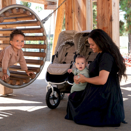 Bumbleride Wózek podwójny Indie Twin Sand