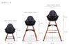 Childhome Krzesełko do karmienia Evolu 2 Nut/Black