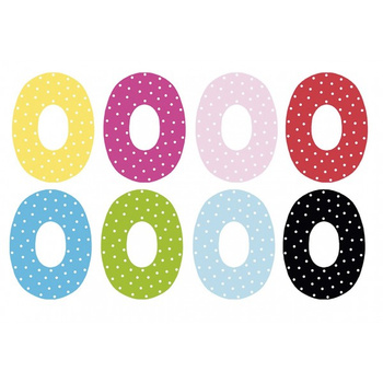 Litera O - dekoracja na ścianę