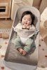 BABYBJORN - leżaczek BALANCE SOFT MESH - Szary Beż/Biały