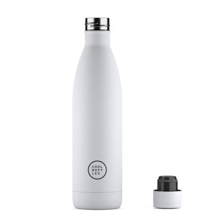 Cool Bottles Butelka termiczna 750 ml Mono White