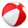 Piłka Balonowa XXL Biało- czerwona