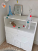 Mała komoda do pokoju dziecięcego z szufladami, biała komoda dla dzieci