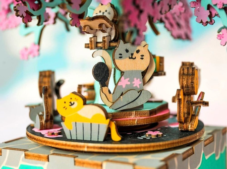 ROBOTIME Drewniane Puzzle 3D - Pozytywka Drzewo