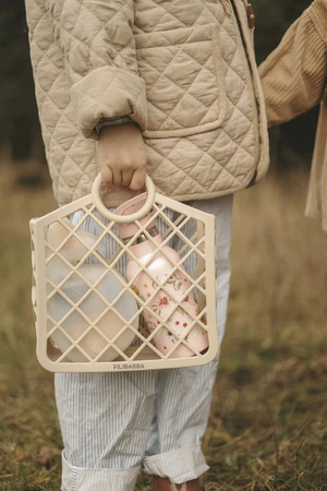 Filibabba Silikonowa torba plażowa Whitecap Grey