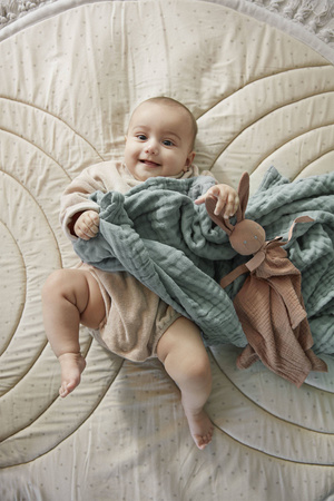 Elodie Details - Kocyk gnieciony - Deco Turquoise