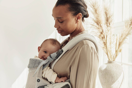 BABYBJORN - nosidełko Harmony 3D Mesh, Kremowy