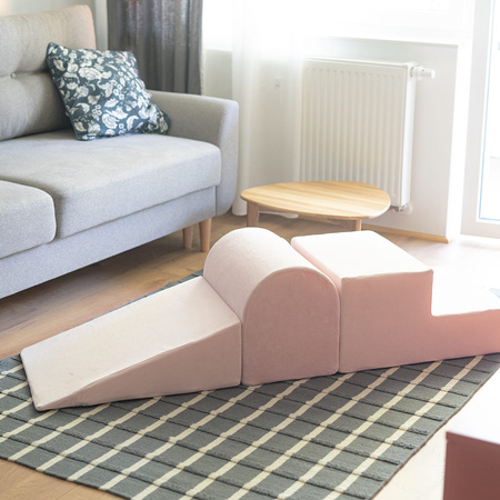 MeowBaby® 3 elementowy Piankowy Zestaw do Zabawy, Jasnoróżowy