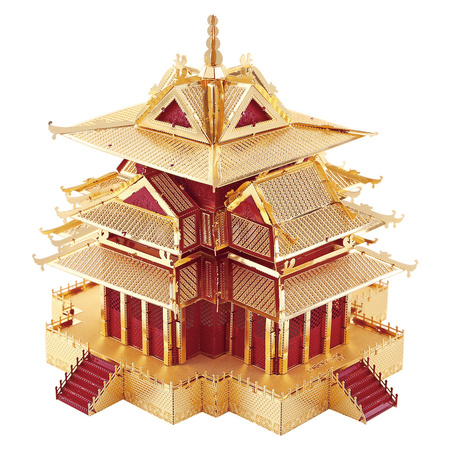 Piececool Puzzle Metalowe Model 3D - Strażnica Zakazanego Miasta