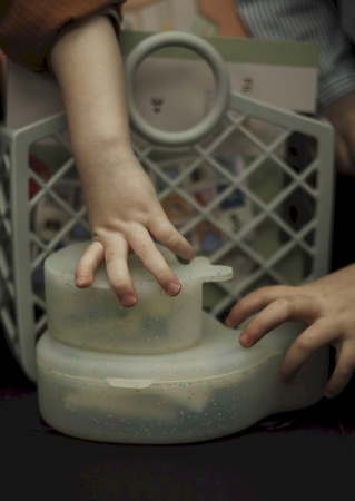 Filibabba Pudełko na przekąski Wieloryb Confetti