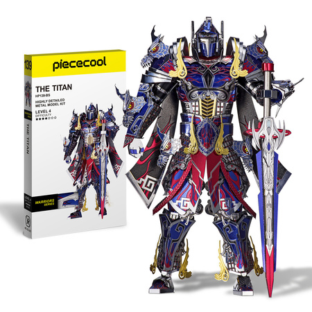 Piececool Puzzle Metalowe Model 3D - Tytan
