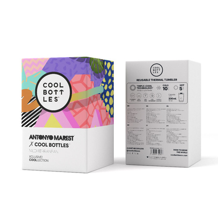 Cool Bottles Kubek termiczny 330 ml Xclusive! Antonyo Marest – Mediterranean