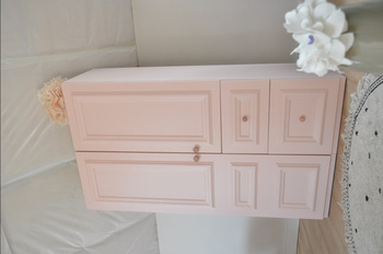 Różowa szafa z szufladami  ,ponadczasowa garderoba dla dzieci  Frankie