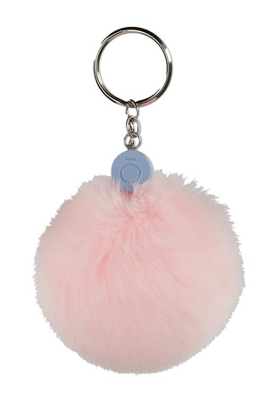 ENSO – brelok do kluczy z pomponami Pink