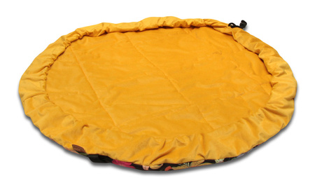 Worek mięciutka mata na zabawki 3w1 wzór KWIATY