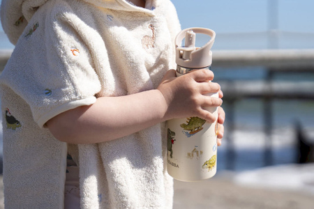 Filibabba Butelka na wodę ze stali nierdzewnej 350 ml Dino Beach