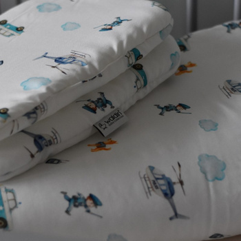 Bambusowa kołdra dziecięca Policja różne rozmiary