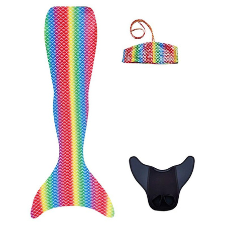 Syreni ogon - monopłetwa do pływania + bikini Hawai "S"