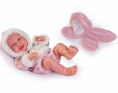 Lalka Carla z butelką i kocykiem Antonio Juan 50395