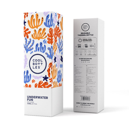 Cool Bottles Butelka termiczna Xclusive! 500 ml Nébula – Underwater Fun