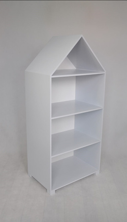 Różowy funkcjonalny regał do pokoju dziecka z serii Miasto