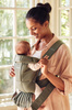 BABYBJORN MINI Woven – nosidełko, Ciemnozielone
