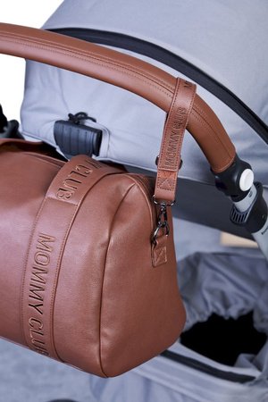 Childhome Torba do wózka Mommy Club Vegan Leather Dark Brown