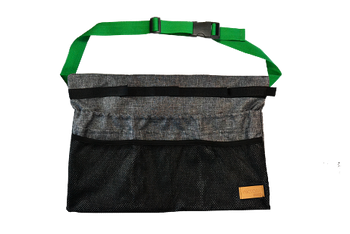 Organizer animatora duży szary z zielonym paskiem