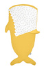 Baby Bites Śpiworek light Shark (2-6 l) Chicks Mustard Yellow