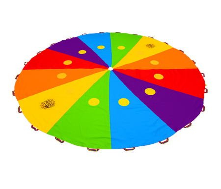 Chusta Edukacyjna AKSON 3m Zestaw duże koła + 12 owoców