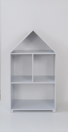 Regał z półkami dla dziecka serii miasto,pastelowe kolory